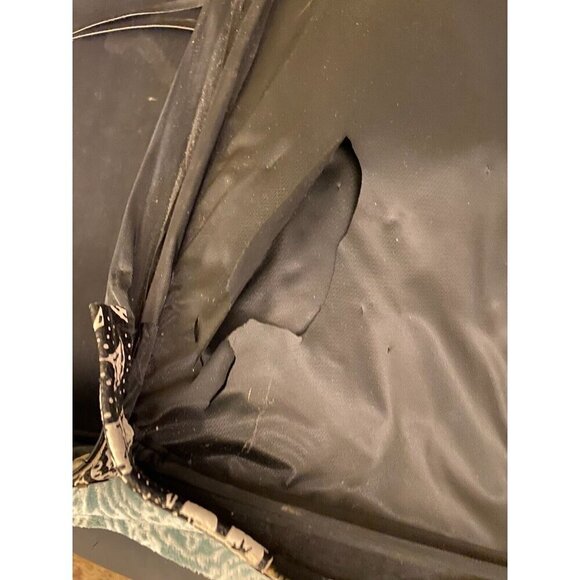 Vintage 60s suitcase carrying case Black White Floral Made in Japan Rare - Picture 4 of 5